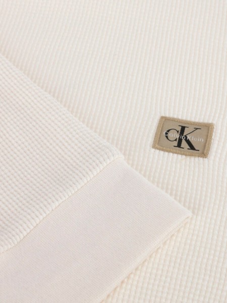 Sueter Hombre Crema Calvin Klein Sueter Hombre Crema Calvin Klein