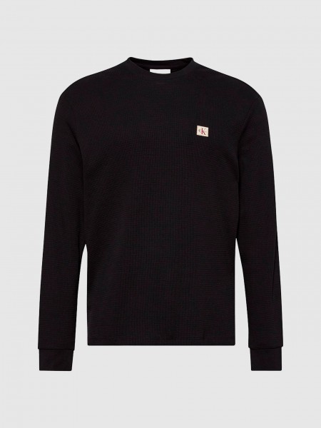 Sueter Hombre Negro Calvin Klein