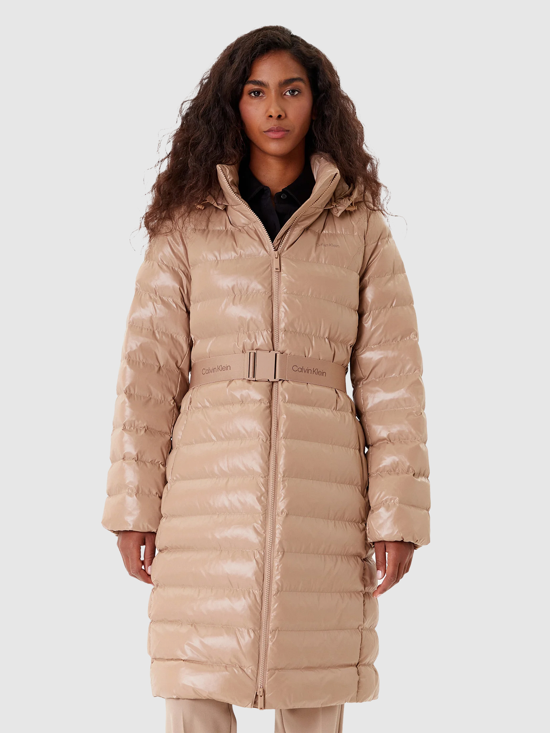 Chaqueta Mujer Beige Calvin Klein