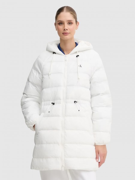 Jacket Woman White Calvin Klein
