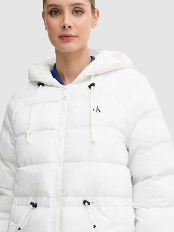 Jacket Woman White Calvin Klein
