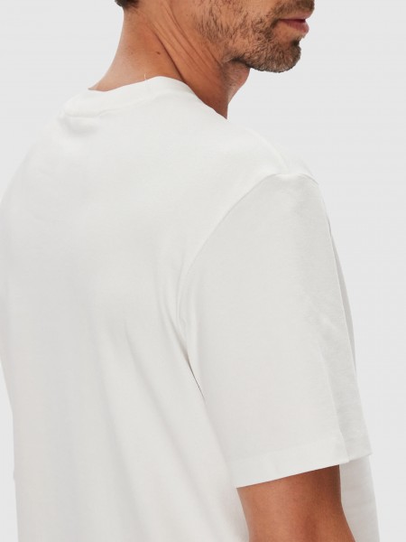 T-Shirt Man White Calvin Klein