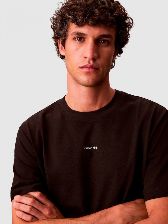 T-Shirt Man Black Calvin Klein