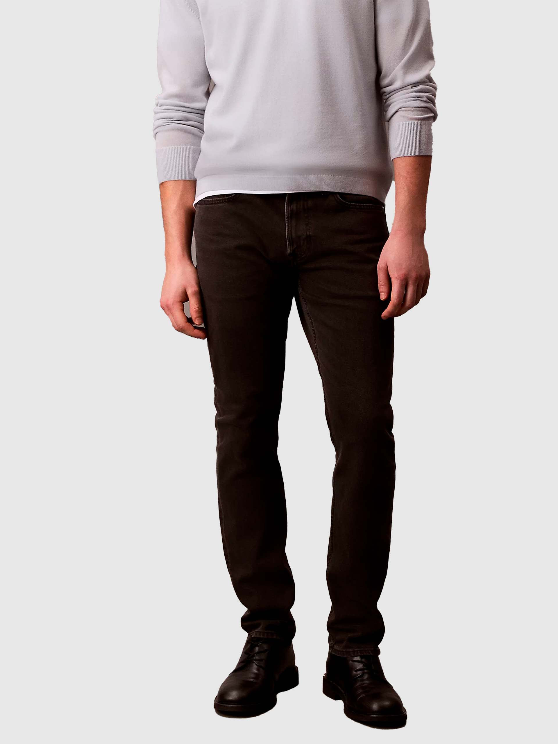 Pantalones Hombre Negro Calvin Klein