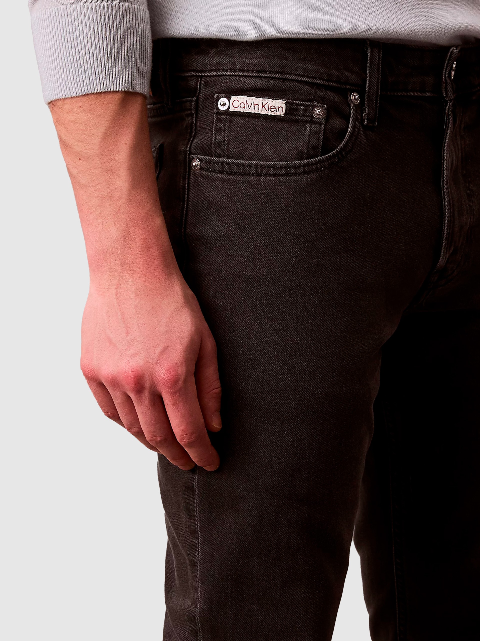 Pantalones Hombre Negro Calvin Klein