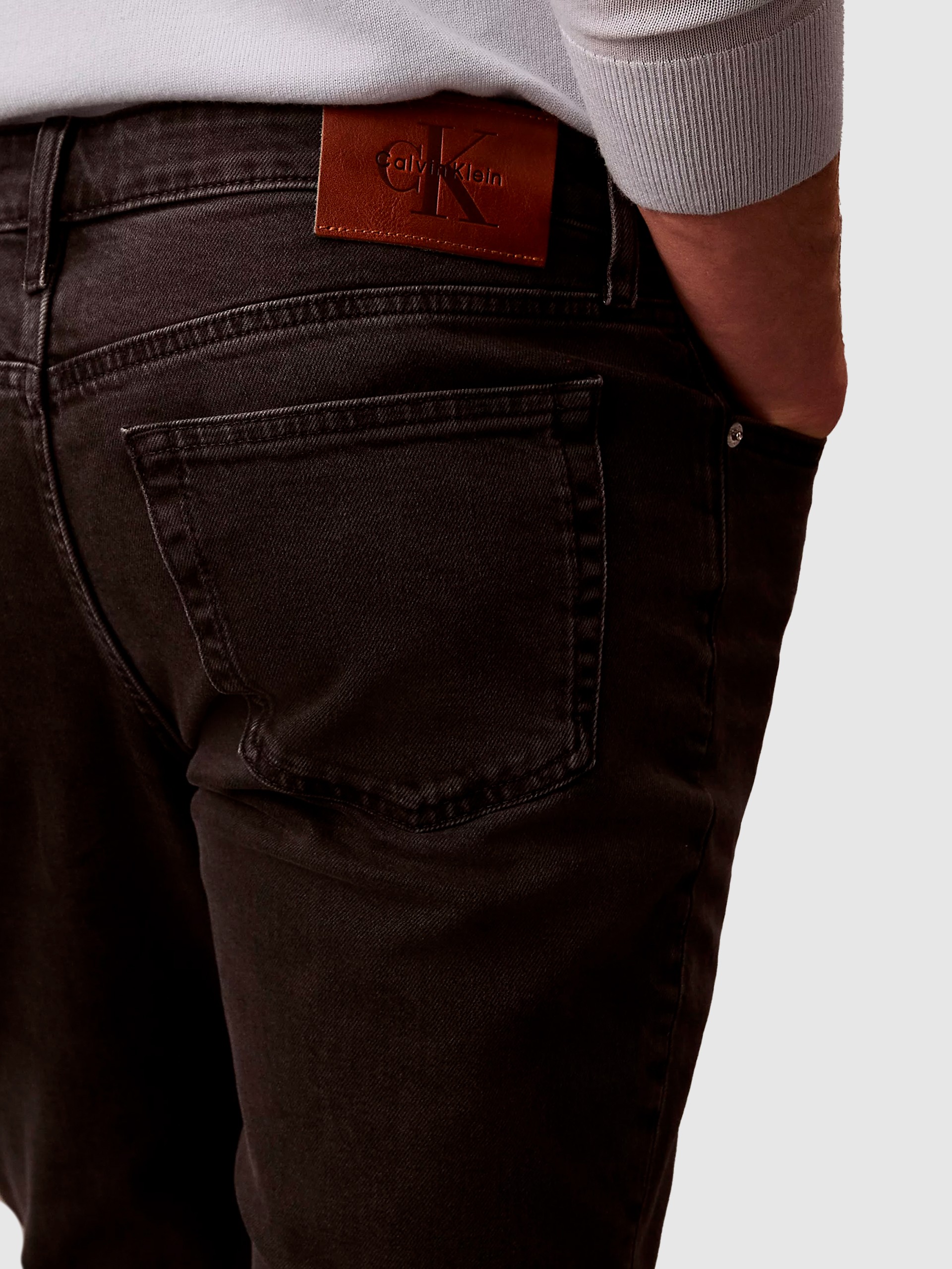 Pantalones Hombre Negro Calvin Klein