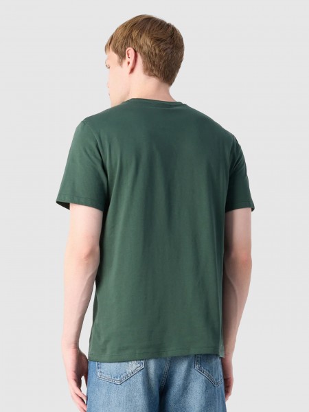 T-Shirt Man Green Calvin Klein