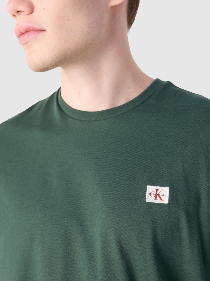 T-Shirt Man Green Calvin Klein