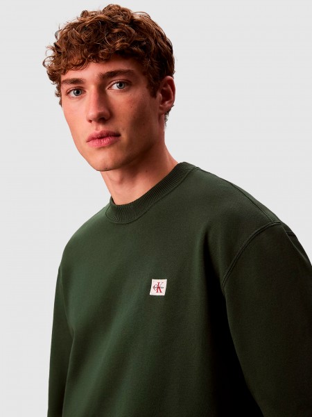 Jersey Hombre Verde Calvin Klein