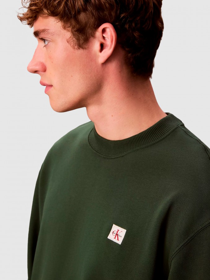 Jersey Hombre Verde Calvin Klein