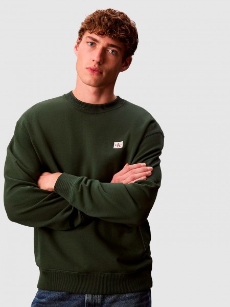 Jersey Hombre Verde Calvin Klein