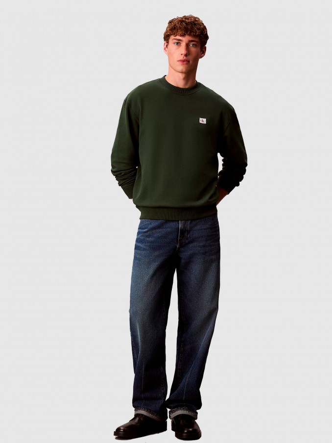 Jersey Hombre Verde Calvin Klein