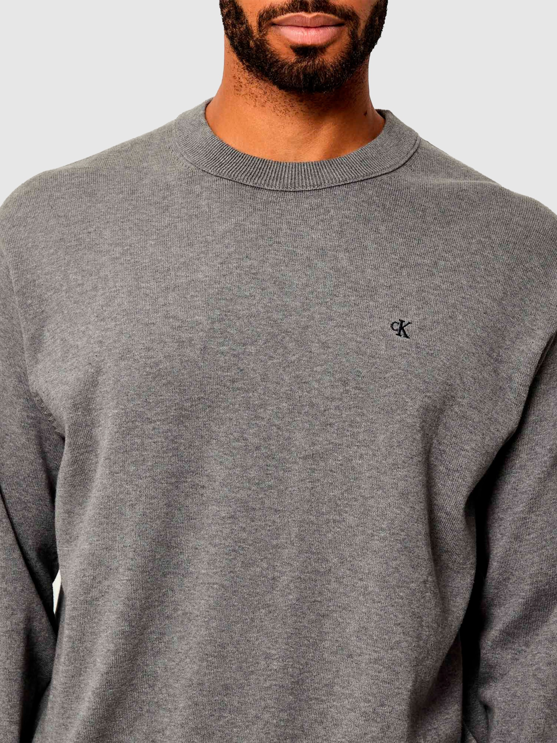 Sueter Hombre Gris Calvin Klein