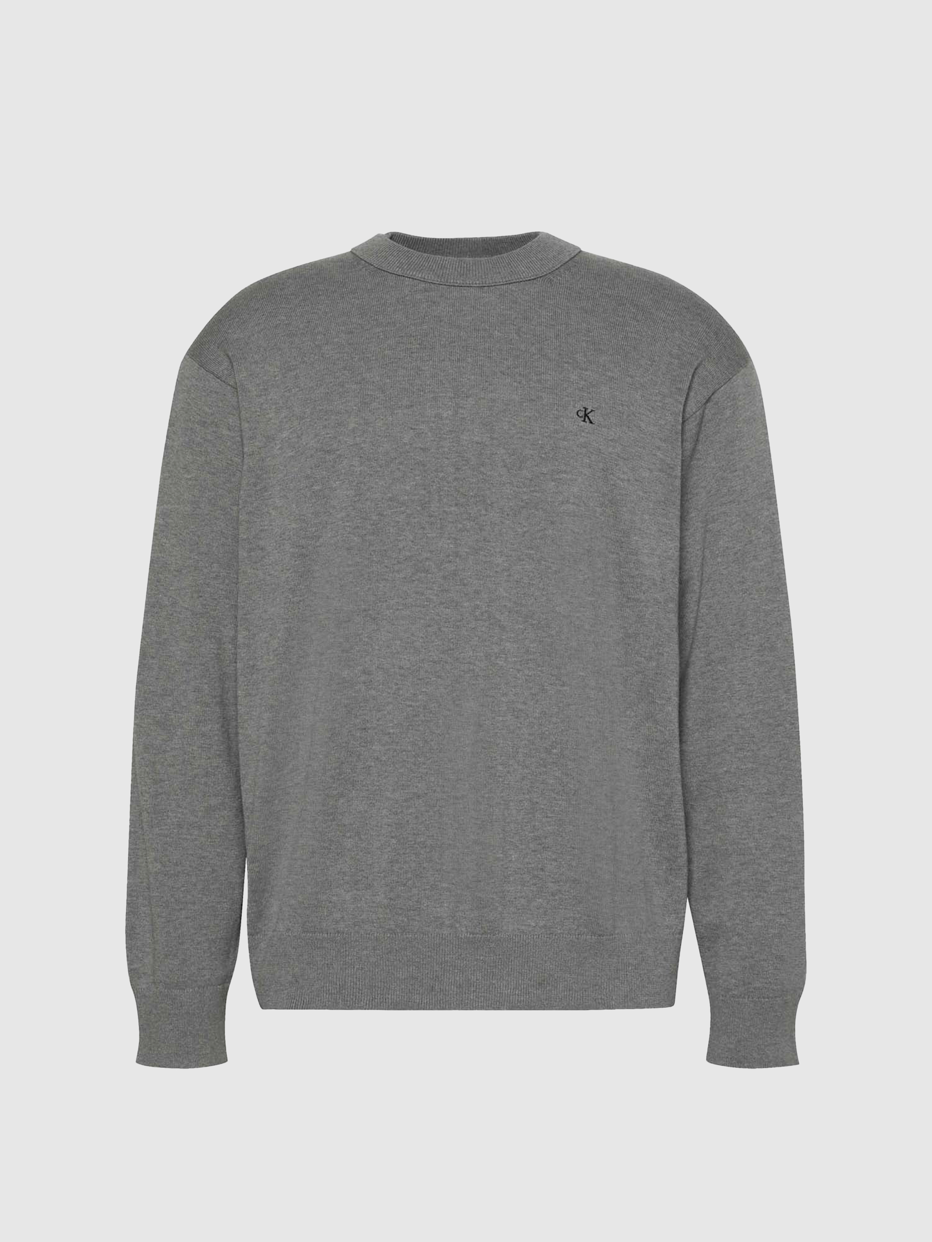 Sueter Hombre Gris Calvin Klein