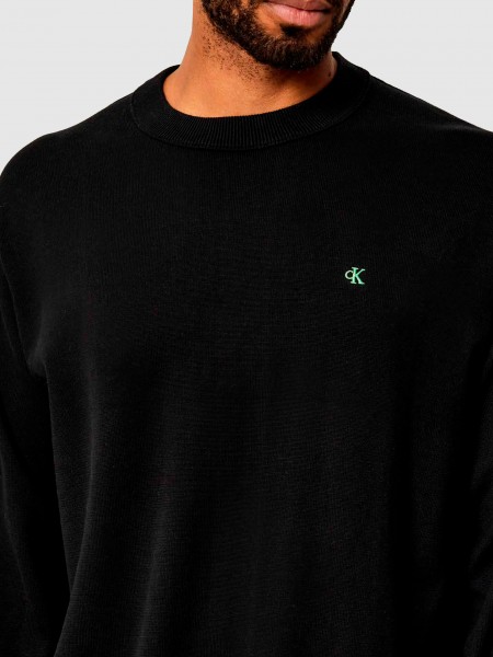 Pullover Man Black Calvin Klein