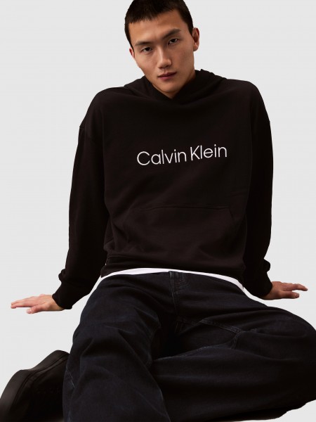 Jersey Hombre Negro Calvin Klein