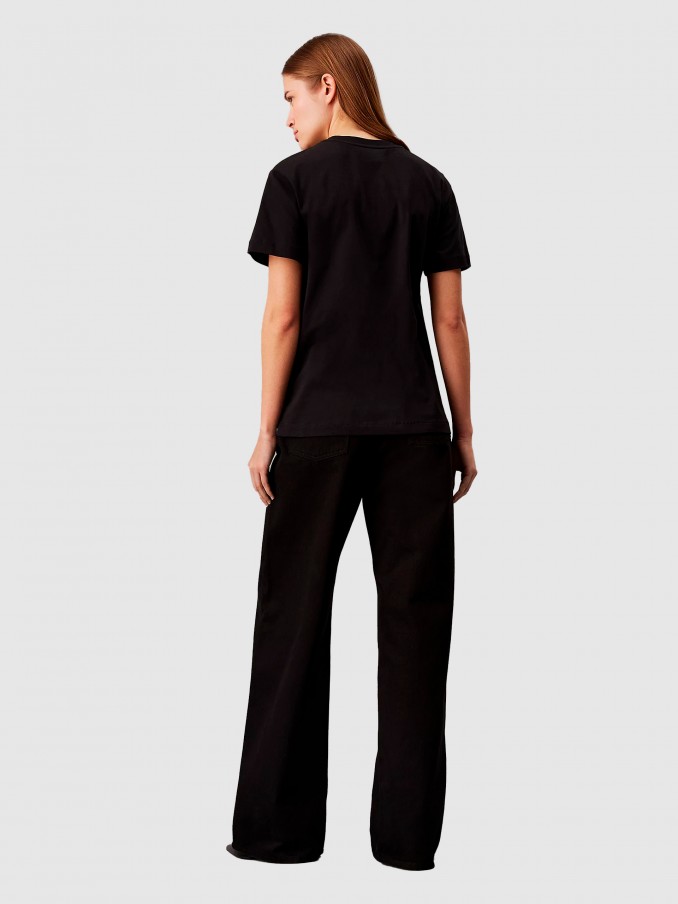 T-Shirt Woman Black Calvin Klein