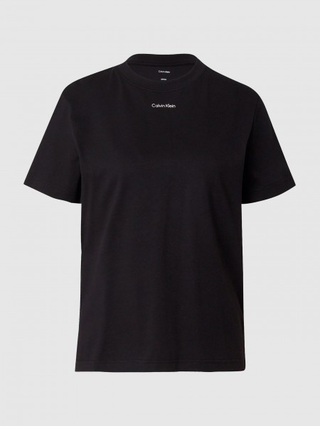 Camiseta Mujer Negro Calvin Klein Camiseta Mujer Negro Calvin Klein