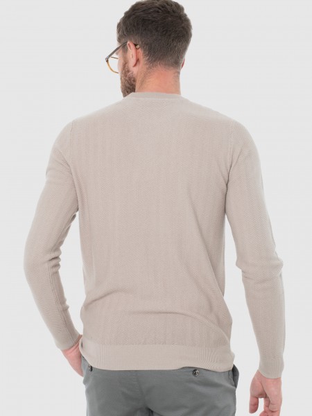 Sueter Hombre Beige Guess