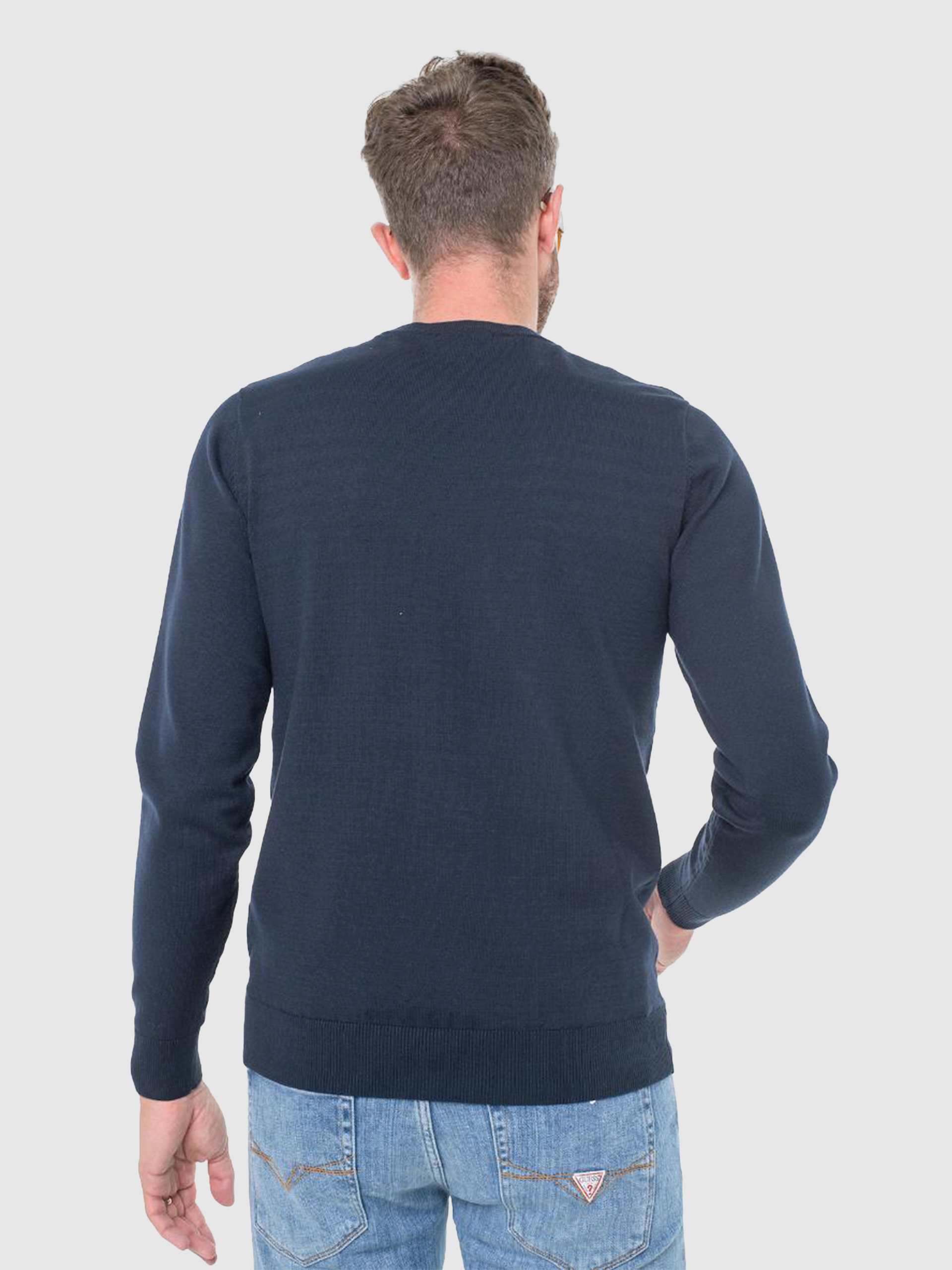 Sueter Hombre Azul Marino Guess