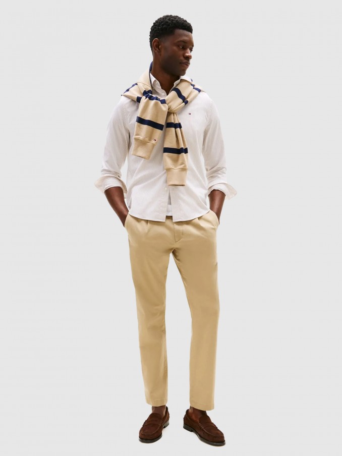 Pants Man Beige Tommy Hilfiger
