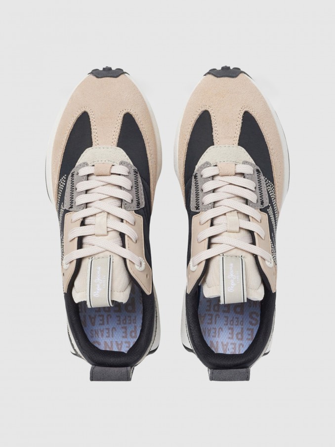 Sneakers Woman Camel Pepe Jeans London