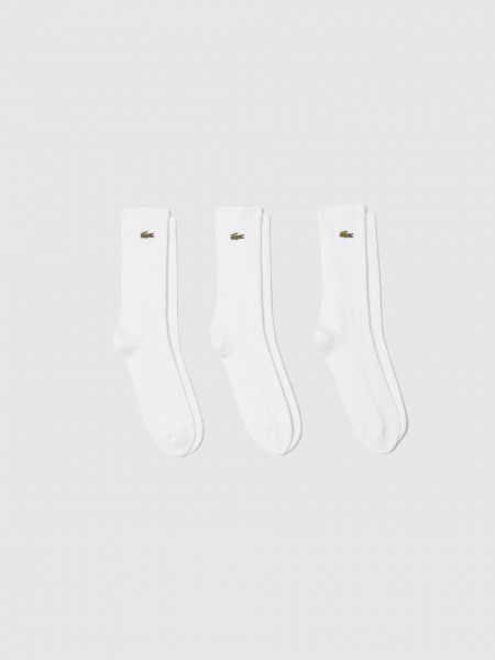 Socks Man White Lacoste