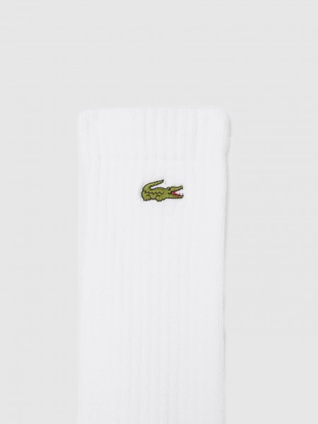 Socks Man White Lacoste