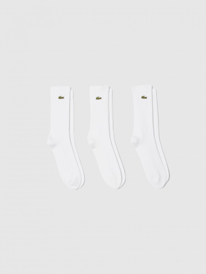 Socks Man White Lacoste