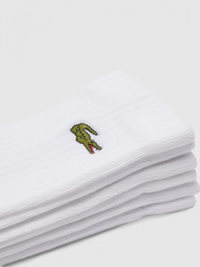 Socks Man White Lacoste