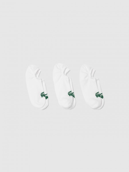 Socks Man White Lacoste