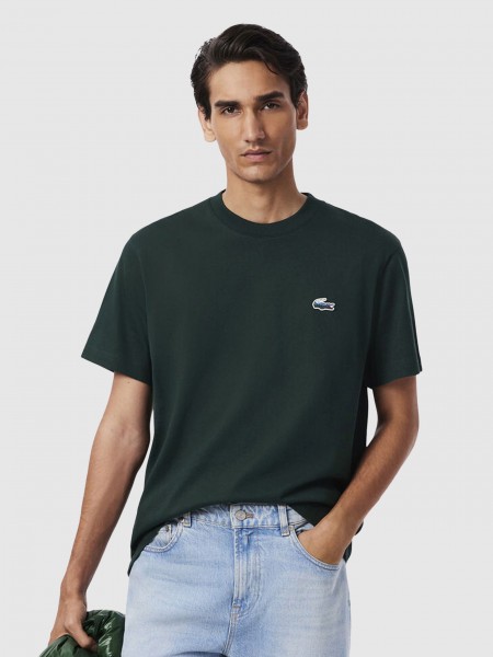 T-Shirt Man Green Lacoste