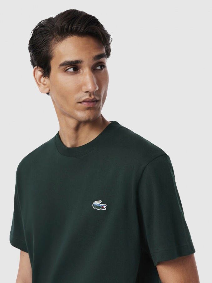 T-Shirt Man Green Lacoste