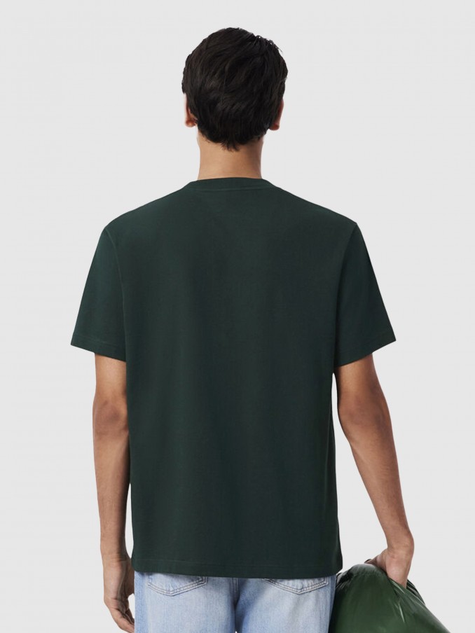 T-Shirt Man Green Lacoste