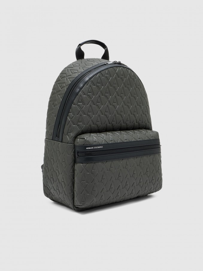 Mochila Hombre Verde Armani Exchange