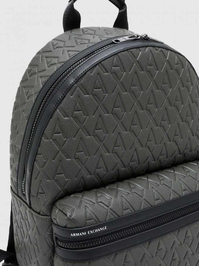 Mochila Hombre Verde Armani Exchange