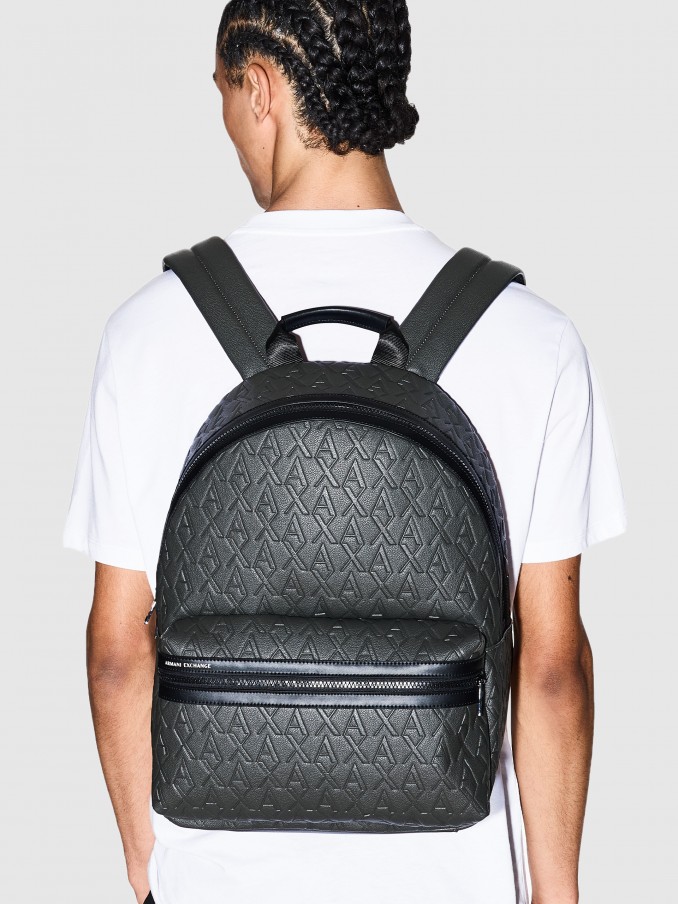 Mochila Hombre Verde Armani Exchange