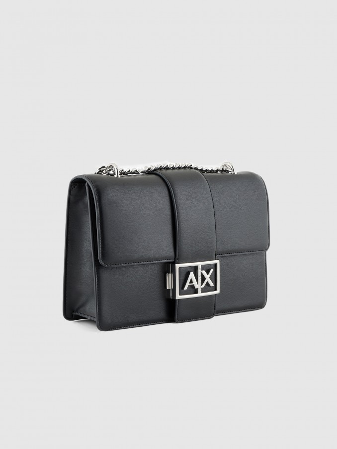 Shoulder Bags Woman Black Armani Exchange