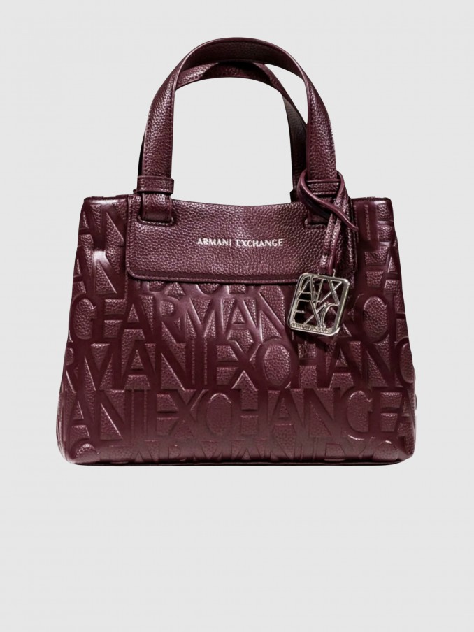 Bolsos de Mano Mujer Burdeos Armani Exchange