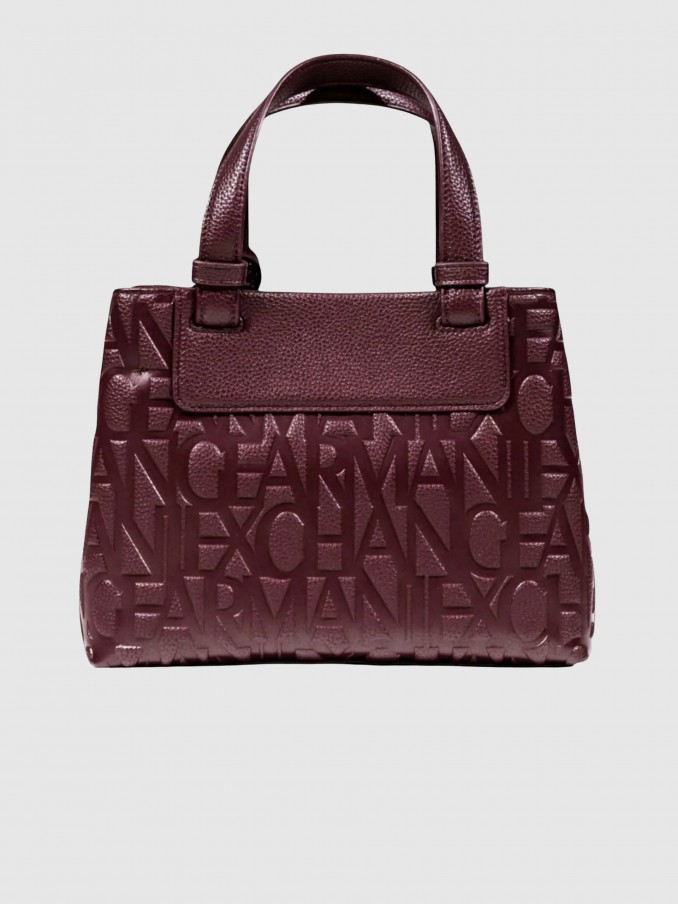 Bolsos de Mano Mujer Burdeos Armani Exchange