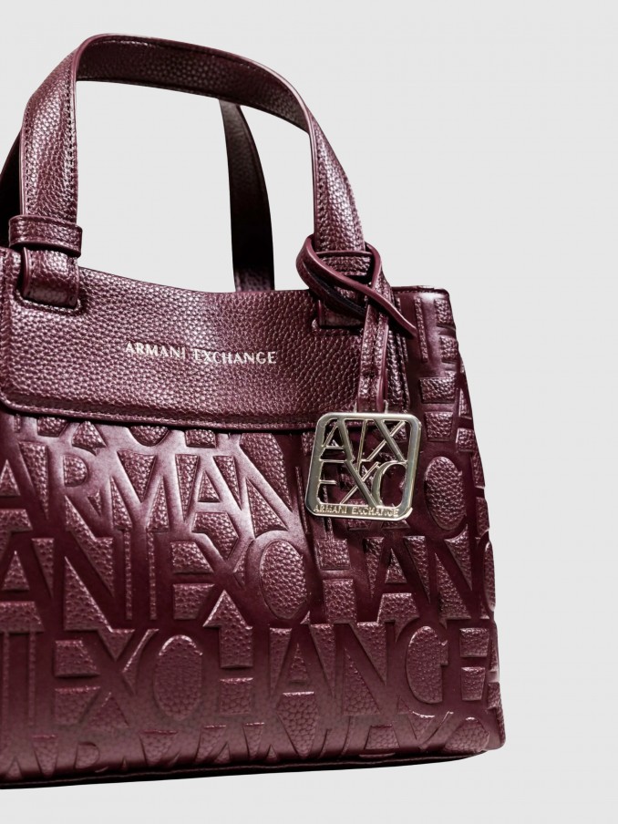 Tote Bags Woman Bordeaux Armani Exchange