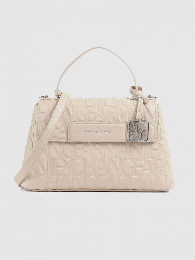Bolso Mujer Crema Armani Exchange