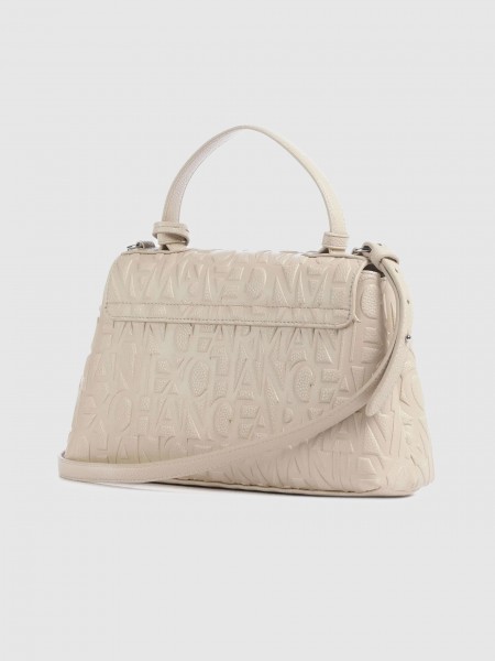 Handbag Woman Cream Armani Exchange