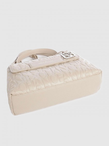 Handbag Woman Cream Armani Exchange