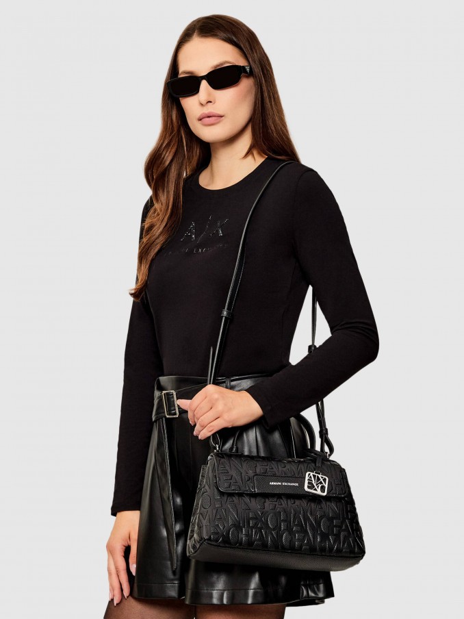 Handbag Woman Black Armani Exchange