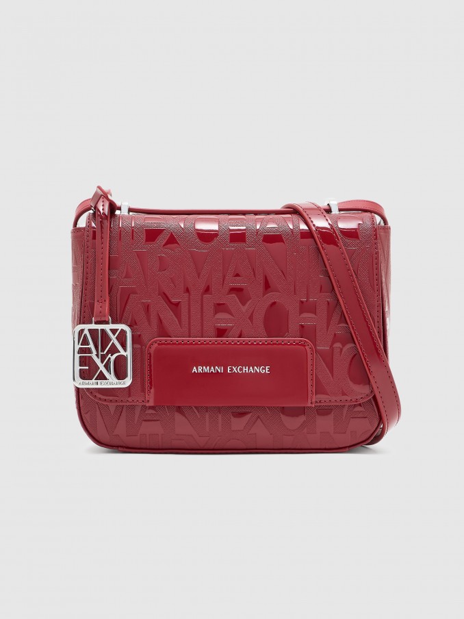 Shoulder Bags Woman Red Armani Exchange
