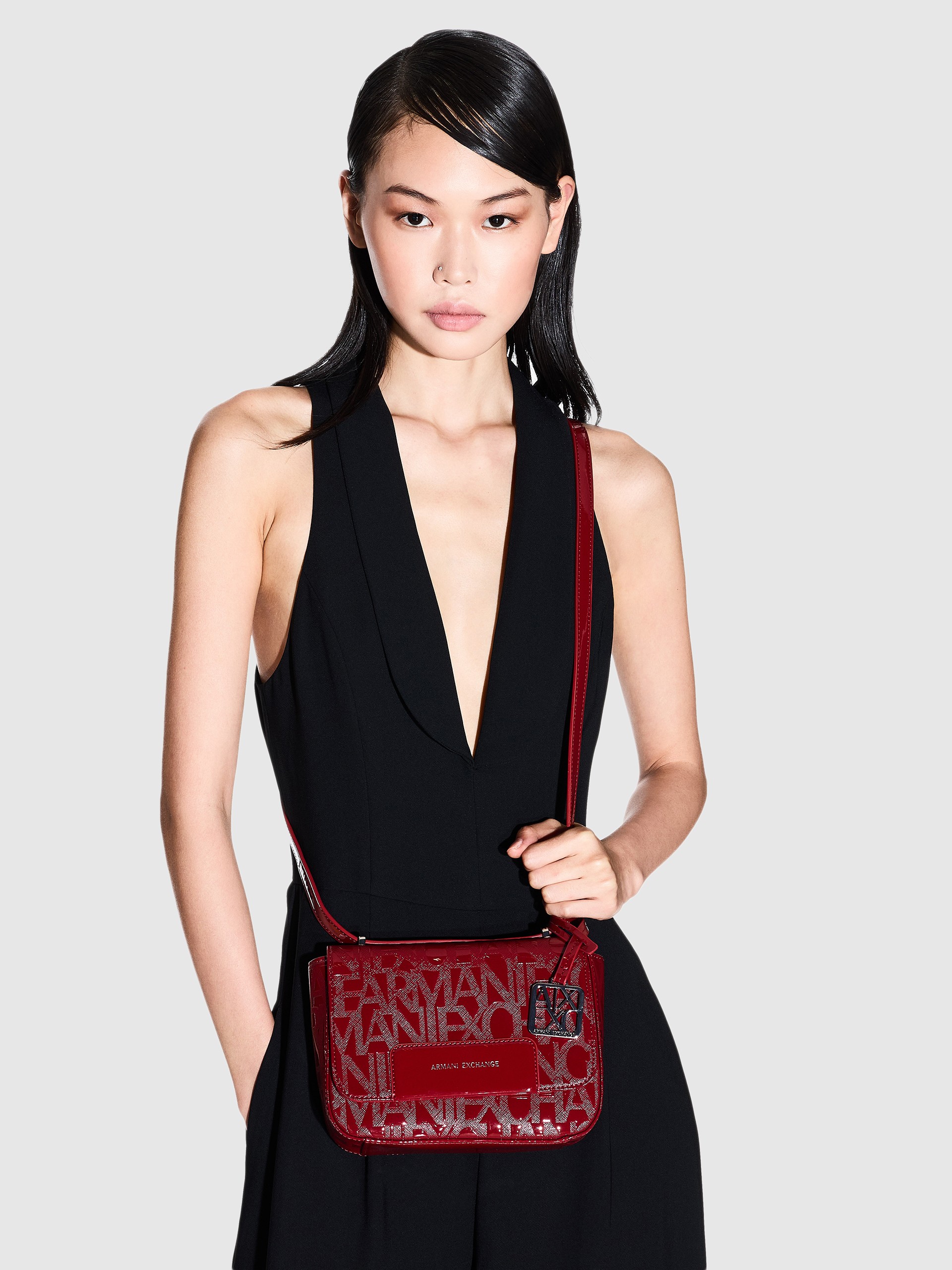 Shoulder Bags Woman Red Armani Exchange