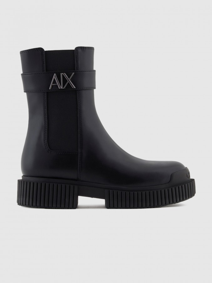Boots Woman Black Armani Exchange