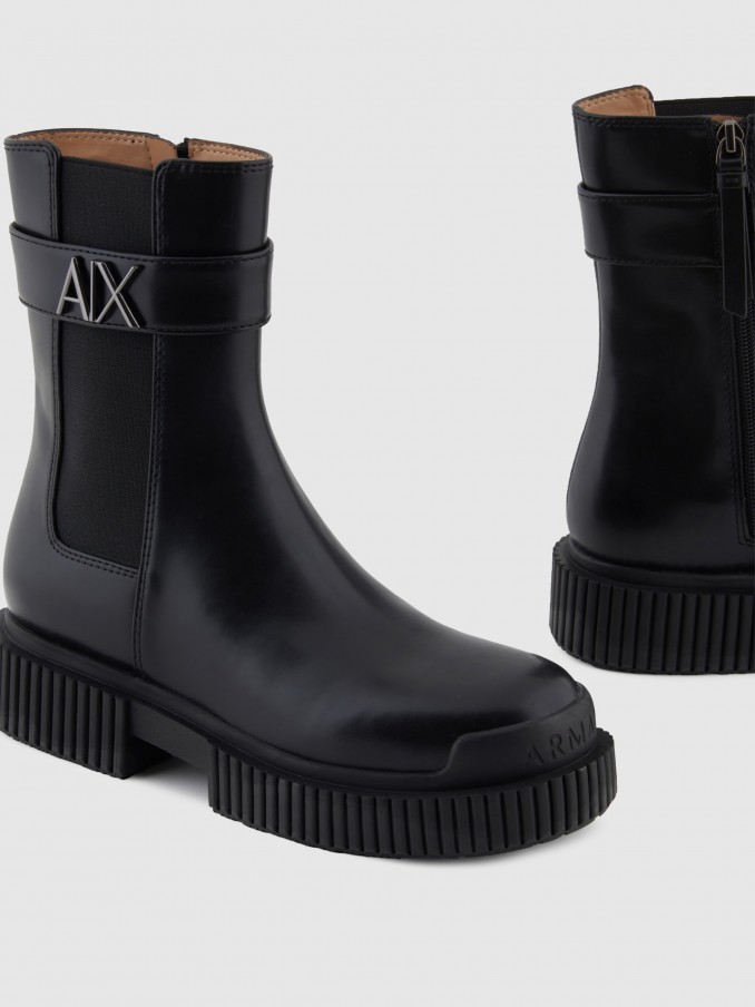 Boots Woman Black Armani Exchange