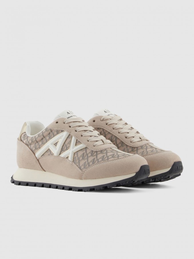 Sneakers Woman Cream Armani Exchange